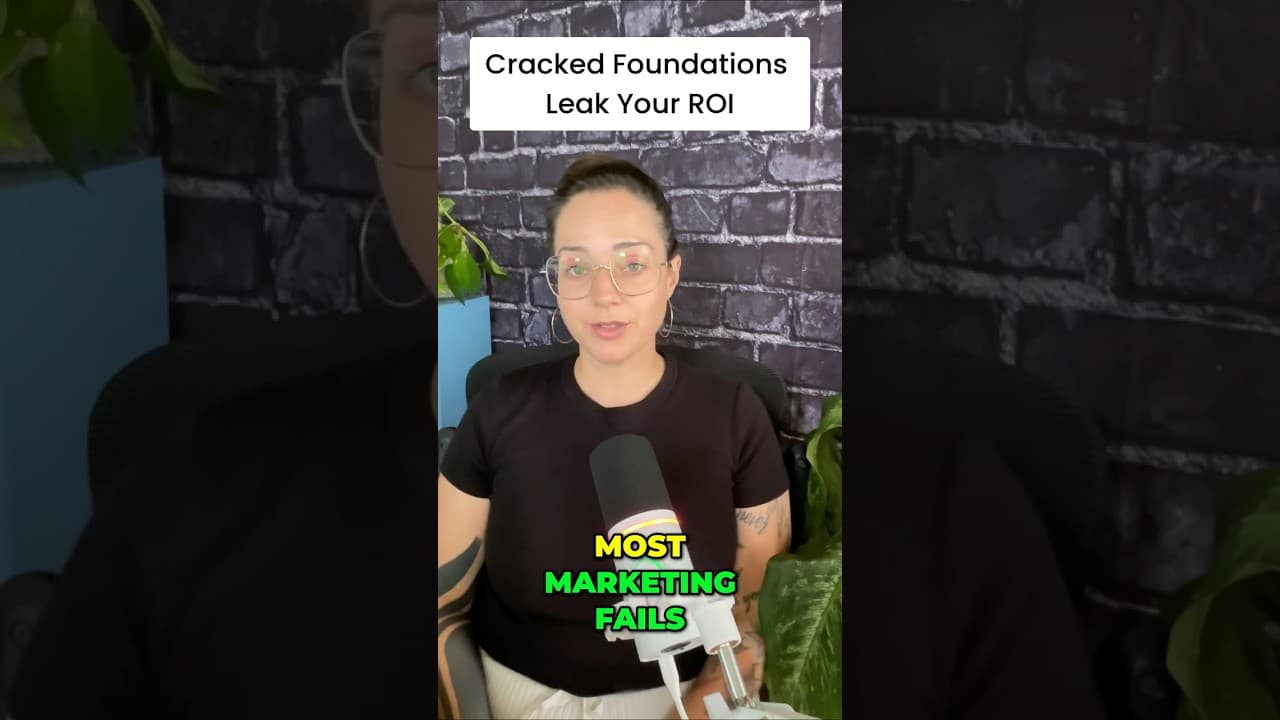 Marketing Fails When Your Foundation is Cracked